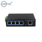 industrial poe switch 5port 10/100/1000M RJ45 POE+ 30W unmanaged network switch