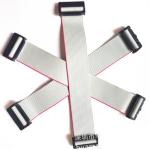 1.27mm Computer Ribbon Cable 300V 2.54 IDC 2 Pin-64 Pin Annealed Stranded