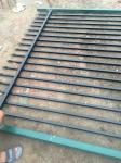 Customized Black Zinc Steel Metal Garrison Fence Panels Maintenance Free