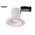White / Black Fire Rated Trimless Downlights , 75mm Cut Out Downlights