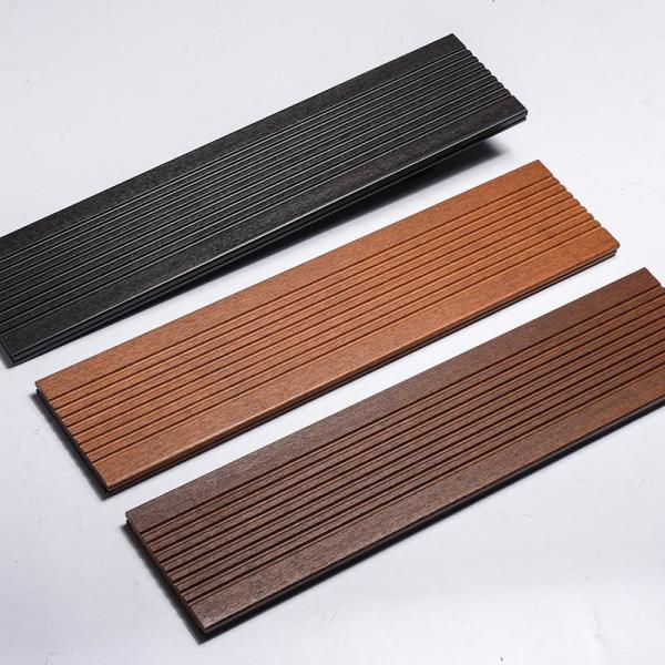 Eco Forest Outdoor Durable Strand Woven Bamboo Flooring Carbonized Solid Bamboo