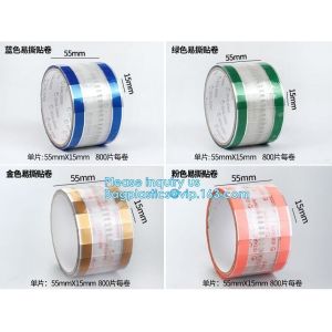 Easy Tearing Remove Masking Tape Seal Drinks And Bags,Easy TAPE OPP Tape food
