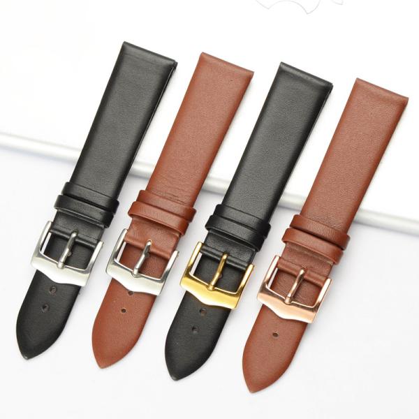 ALKVISION Ultra-thin watch strap 2018 New watchbands genuine leather strap watch