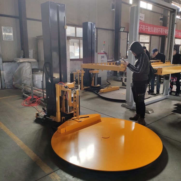 Turntable stretch film wrapping machine 2000mm Wrapping Machine For Pallets