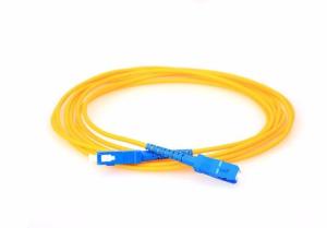 China Military FTTH Indoor Fiber Optic Patch Cord Cable With SC UPC Male Connector factory