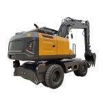 Diesel Fuel mining Wheel Excavator H9150