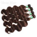 Tangle Free 100 Indian Remy Hair , Body Wave Hair Extensions Soft / Glossy /