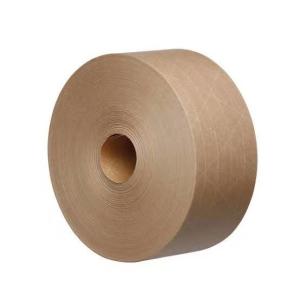 China Writable Brown Kraft Paper Adhesive Tape 70mmx45m For Box Sealing factory