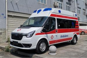 China Medical Ford Transit Van Ambulance 8 / 9 Seater Diesel 4x2 factory