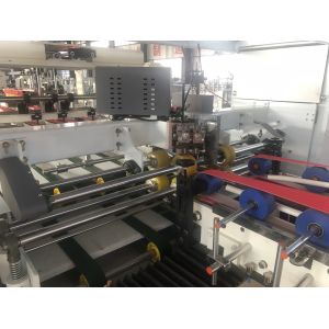 Computerized Carton Box Stitching Machine Automatic Folding Gluing