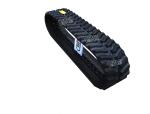 Black Lightweight Rubber Tracks , HOLMAC Rubber Tracks For Mini Diggers