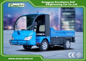 China CE Approved Trojan Battery Powered Utility Cart Blue Color Comfortable Chair factory