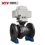 Water Industrial Usage Carbon Steel High Platform Flanged Floating Ball Valve GB