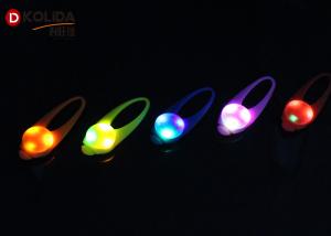 China Flashing Eco - Friendly Silicon Attachable Dog LED Light 3.2x8cm With Cr2032 Battery factory