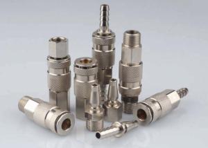 China Nickle Plated Pneumatic Quick Connect Coupling In Brass LSQ-17 Rectus 17KA factory