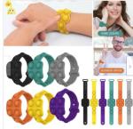 Stress Relief Silicone Pop It Fidget Wristband For Kids