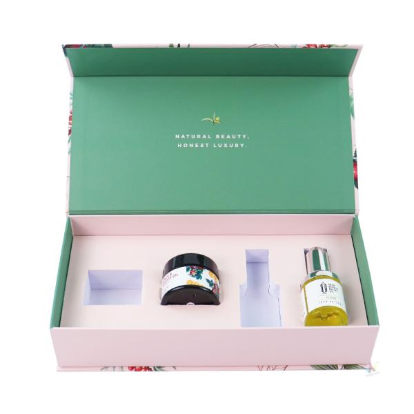 China Smart Empty Black Magnetic Perfume Bottle Packaging Box With Eva Luxury Gift factory