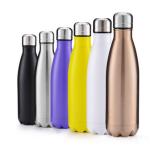 Virson Custom logo color stainless steel insulated swell water bottle.outdoor