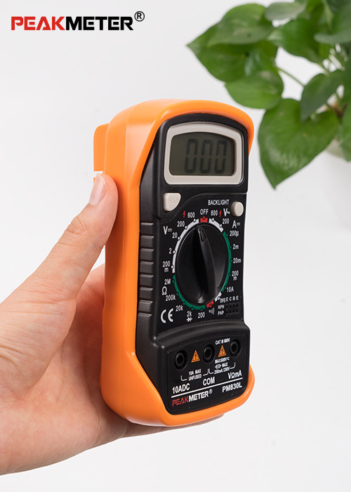 Mini Manual Ranging Multimeter , Electronic Pocket Digital Multimeter