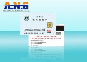 China Rfid Digital Contact Smart Card 256 Bytes Memory 85.5×54×0.82mm factory