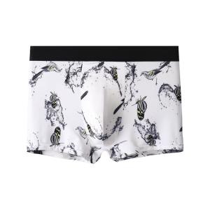 China Cotton Breathable Mens Boxer Briefs Underwear Polyester Fabric Panties factory