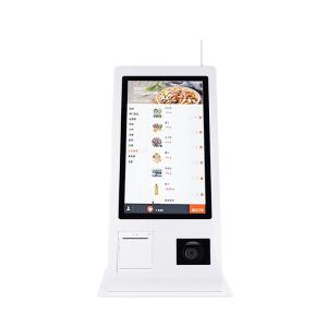 China Compact Self-Ordering Kiosk with Integrated Thermal Label Printing factory