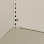 Laboratory Vessel Storage Two Glass Door Metal Filing Cabinet