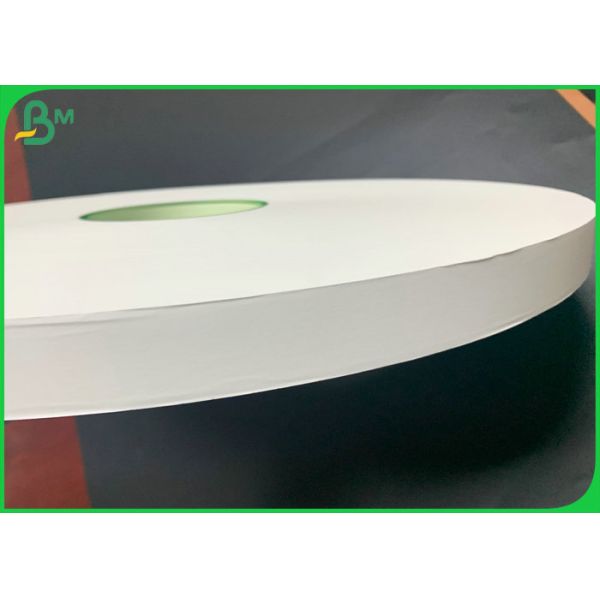 Smoothness 53mm 28gsm White Kraft Paper For Plastic Straw Wrapping Smoothness 53mm 28gsm White Kraft Paper For Plastic Straw Wrapping