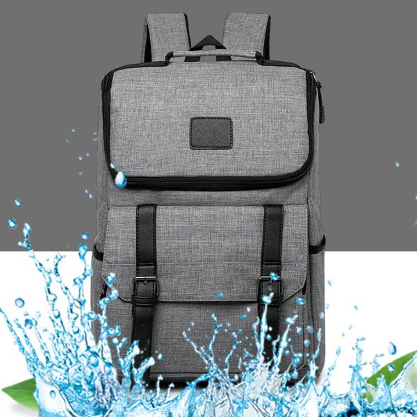Korean version of schoolbag computer bag student backpack Oxford cloth men's