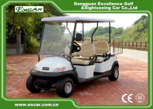 China EXCAR 4 Seater Fast Hotel Buggy Car With Cargo Bed Steel Chassis factory