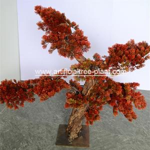 China Red Leaves Jubilant Artificial Pine Trees Outdoor Shop Decoration factory