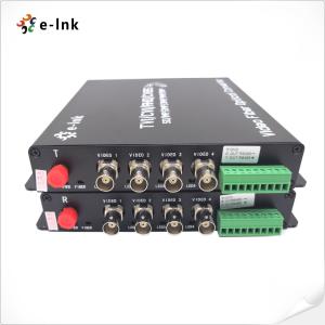 China 4Ch Single Mode media Video Over Fiber Converter AHD/HDCVI/HDTVI/CVBS With FC Port factory