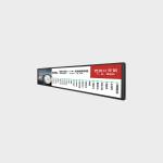 38.5 inch Bar Type LCD Display 1920*540 LVDS 700nits