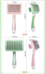 Pink Dog Self Cleaning Pet Grooming Brush Automatic Cat Hair Removal Comb