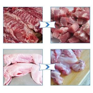 Automatic Fresh Cube Beef Chicken Dicer Cutter Automatic Goat Machine Cut Meat