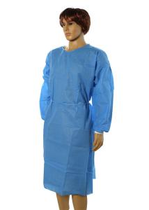 China Anti Blood Disposable Operating Gowns , Breathable Disposable Barrier Gowns factory