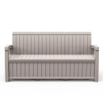 Hotel Outdoor Home Weather-Proof Armchair Plastic 3 Seater Sofa Bench with