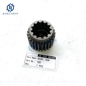 China JS220 332 H3925 332H3925 332-H3925 Swing Motor Gearbox Gear Parts Excavator Pinion Spur Gear factory