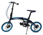 Aluminum Alloy Ladies Disc Brake 16 Inch Folding Bike