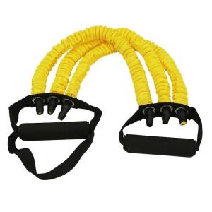 China 3 Tube Adjustable Rubber Chest Expander For Home Gym Muscle Training Exercise factory