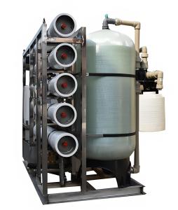 China Duplex Steel 2205 Seawater Desalination System Siemens PLC Control 100-1000M3/Day factory