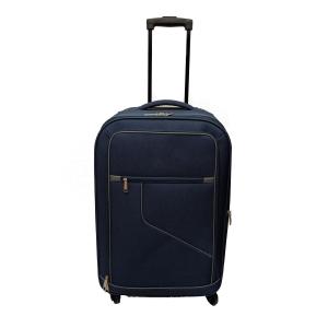 China Blue Leisure 600D Polyester EVA Carry On Suitcase factory