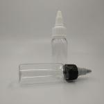 Clear Liquid Plastic Screw Top Bottles With Screw Neck Finish