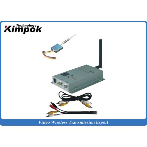 Only 8g Lightweight Analog Video Transmitter , 200m Wireless AV Transmitter with