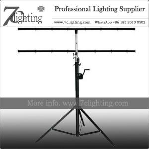 China Double Bar LED PAR Light Stand 4.5m Winch up Lighting Stand factory
