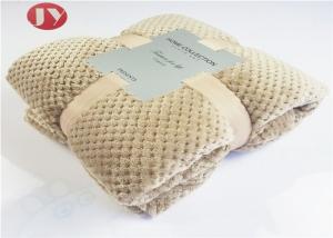 China Home Bedroom Polyester Fleece Blanket Microplush Diamond Flannel Fleece Coral Throw Blanket factory