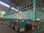 Triple Axle 40T 60T Tons Stake Cargo Trailer Fence Bulk Cargo Trailer Transporte