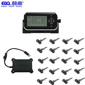 China LCD Display 26 wheels Truck Tire Pressure Monitoring System factory