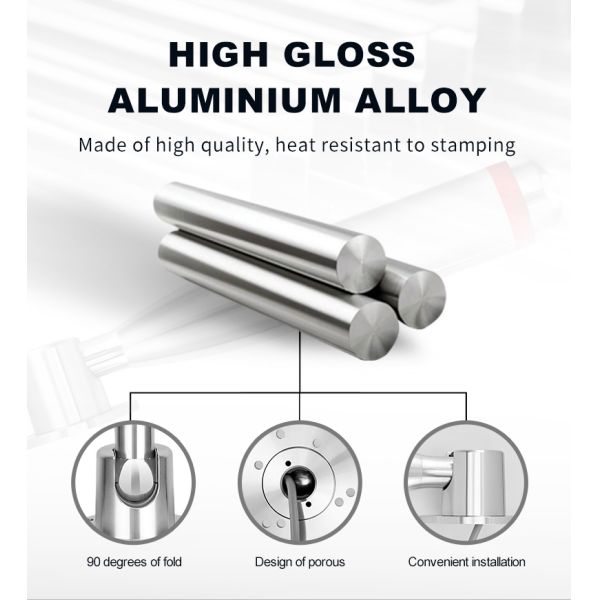 Three Color Led Alarm Tower Light With Buzzer AC 220V 90dB Buzzer Aluminum Shell