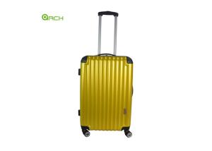 China TSA Lock Dual Spinner Wheels Trolley PET Travel Luggage factory
